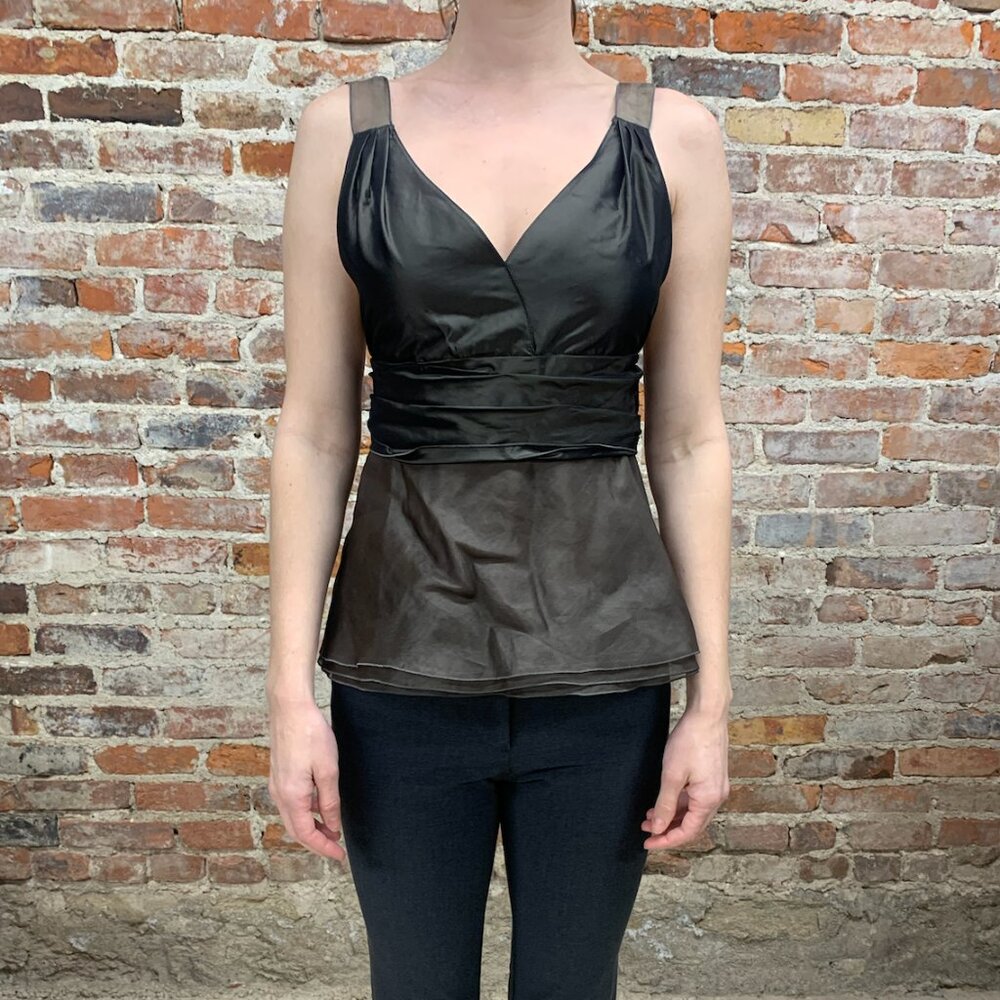 Gray/Black Armani Blouse